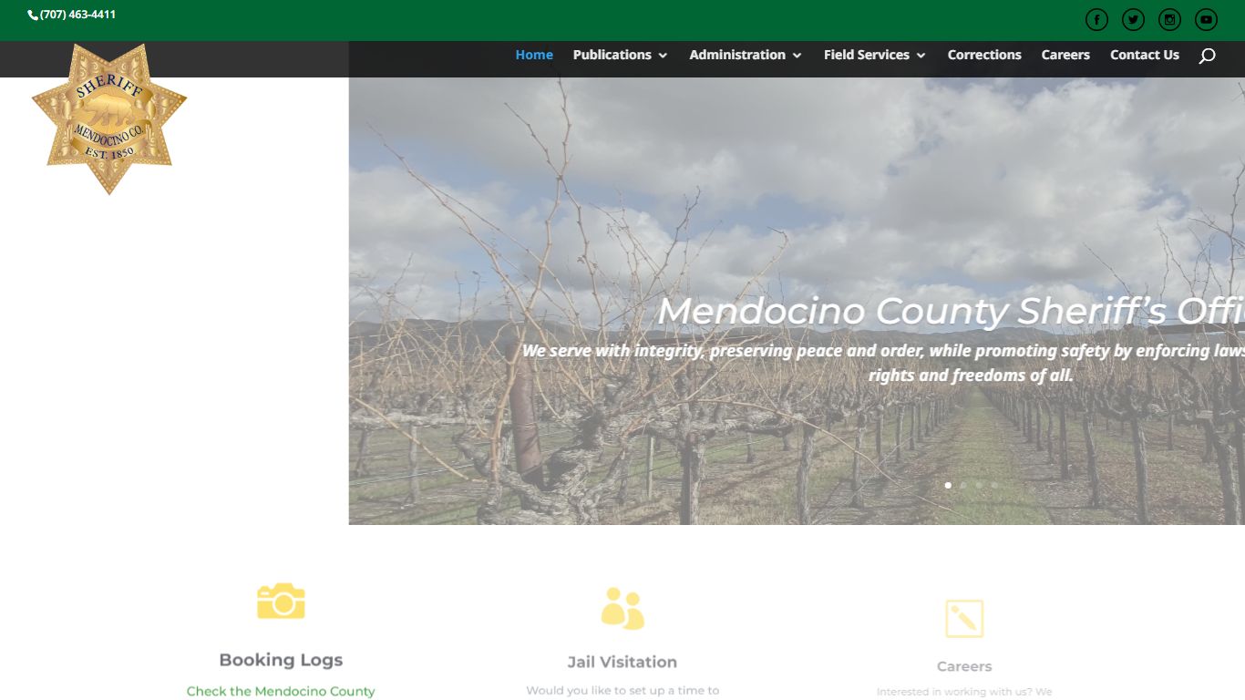 Welcome - Mendocino County Sheriff's Office